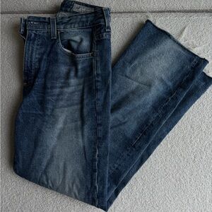 AG Denim High Rise Crop Kinsley Jean